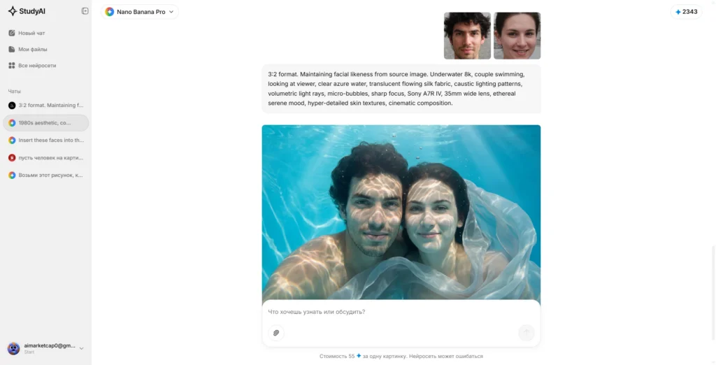 Инструкция, как без ошибок вставить свои лица в готовый промт