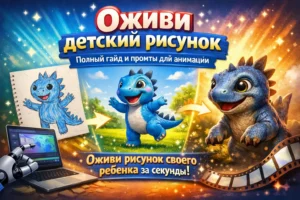 Оживи детский рисунок в Study AI