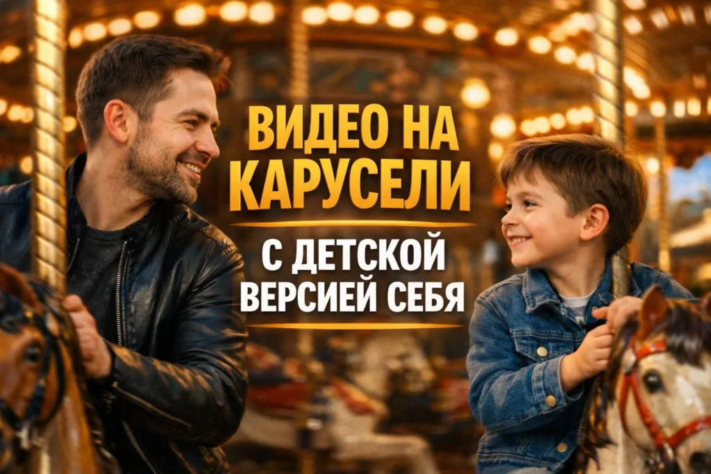 Как сделать видео с каруселью в нейросети