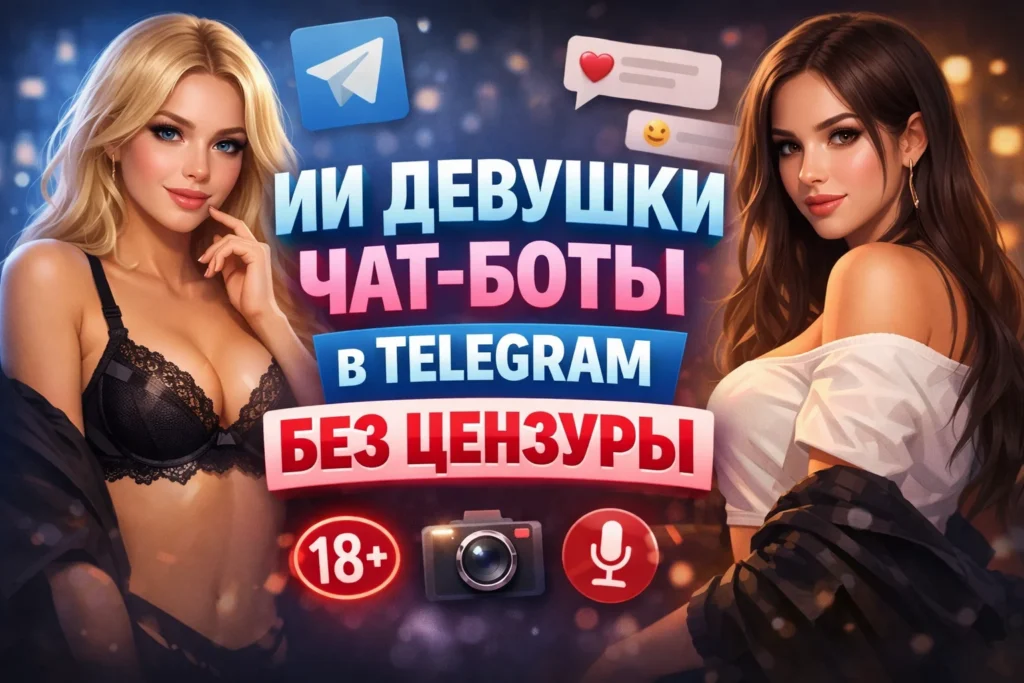 ИИ девушки в Телеграм чат-боте, реалистичное общение, живые эмоции